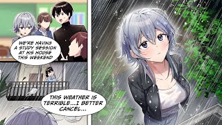 Manga Dub I cancelled the study session at my house because of the weather but she was RomCom [upl. by Anij999]