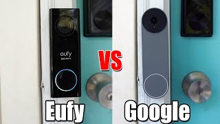 Eufy vs Google Nest Doorbell Comparison [upl. by Adekram]