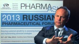 EXCLUSIVE Jostein Davidsen Interview at the Russian Pharmaceutical Forum 2013 [upl. by Alihet]