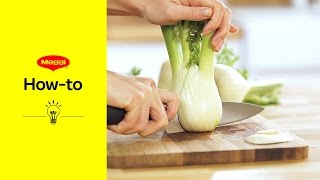 HowTo Fenchel zubereiten  MAGGI Kochstudio [upl. by Mcgannon]