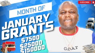 Grants for Month of January 2024 5000 10000 50000 150000 GRANTS amp Startup Grants Apply Now [upl. by Atinniuq]