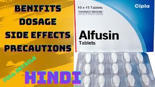 Alfusin Tablet uses in hindi [upl. by Crandall713]