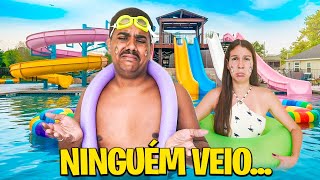 FIZEMOS UMA FESTA NA PISCINA E NINGUÉM VEIO  VÍDEO DE 30 MINUTOS SEM CORTES [upl. by Ybbob301]