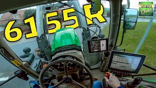 Let’s Drive John Deere 6155R  POV 150 km Roadtrip [upl. by Adimra]