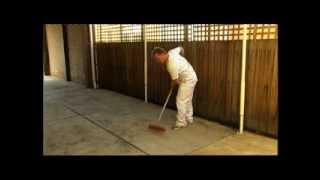 How to Paint Concrete With Berger Jet Dry Paint [upl. by Rosmarin]