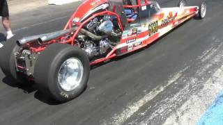 Bruce Adsero harley jr comp dragster sacramento 2010 may [upl. by Wenona]