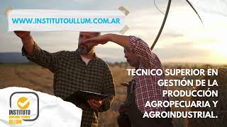 GESTIÓN DE LA PRODUCCIÓN AGROPECUARIA Y AGROINDUSTRIAL [upl. by Hteboj]