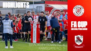 Brackley Town vs Ramsgate FC [upl. by Attelahs350]