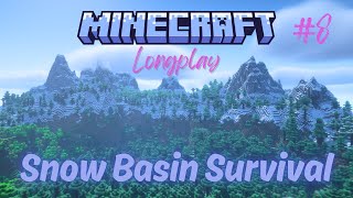 Snow Basin Survival 8 Minecraft Longplay Series No Commentary [upl. by Trici414]