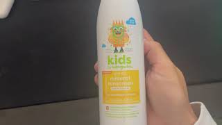 Babyganics SPF 50 Kids Sunscreen Spray Review [upl. by Ludeman]