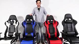 homall gaming chair installation [upl. by Arahsat]