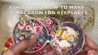 Episode 99  Join me as I make a zipped Macaron for jewellery or keepsakes [upl. by Wartow350]