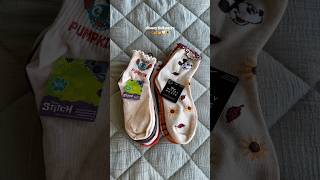 disney fall socks 🍂🧦🤍 disney mickey stitch wdw fallhaul [upl. by Wey591]