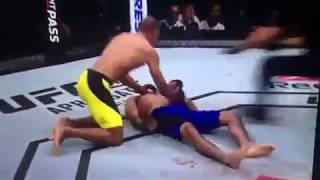 Edson Barboza KOs Beneil Dariush [upl. by Nerual889]