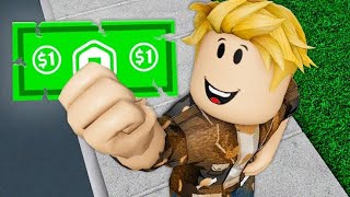 A Dollar turned him into Millionaire  Roblox Movie [upl. by Ettesyl]