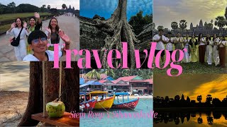 Ep6  Siem Reap x Sihanoukville Cambodia vlog [upl. by Atelokin]