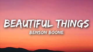 Benson Boone  Beautiful Things Lyrics [upl. by Eelanej]