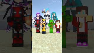 Building Anime Figure Challenge  Baby zombie minecraft animations [upl. by Inaluahek]