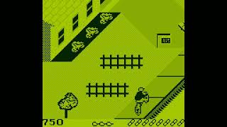 Paperboy Gameplay Game Boy [upl. by Saidnac616]