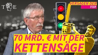 Sarrazin mit der Kettensäge Wie die Ampel ganz einfach 70 Mrd Euro sparen kann [upl. by Aldo]