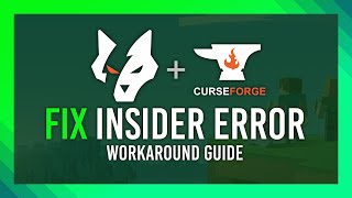 Fix Windows 11 Insider Error  CurseForge  Overwolf  FTB  And more [upl. by Anazus]