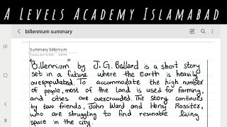 Billennium story summary by James Graham Ballard J G Ballard story Billennium summary [upl. by Aivila]