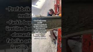 Prefabrik beton hakkındabeton youtubevideoshortvideo inşaat automobile [upl. by Aniuqaoj]