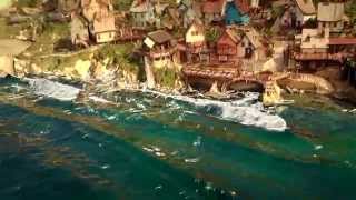 Village by the sea  Realflow hybrido 2014 [upl. by Anivlek582]