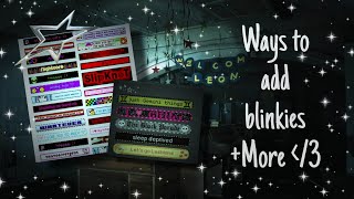 ⭐ Ways to add blinkies on Spacehey MORE   TUTORIAL with voice [upl. by Atiuqat]