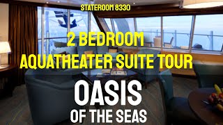 Royal Caribbean  Oasis of the Seas  AquaTheater Suite Tour  Room 8330 [upl. by Modern]