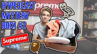 HYPEBEAST MYSTERY BOX 2 Supreme Bape AND MORE [upl. by Hibbitts]