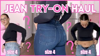 JEAN TRY ON HAUL finding the best jeans [upl. by Geffner]