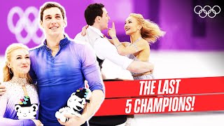 Pairs Figure Skating ⛸ Last 5 Champions 🥇 [upl. by Dar609]