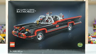 LEGO DC Comics 76328 Batman The Classic TV Series Batmobile  LEGO Speed Build Review [upl. by Thornie]