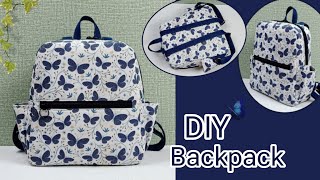 DIY Cara Membuat TasBackpack Tutorial amp Pattern [upl. by Ydoj780]