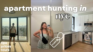 NYC APARTMENT HUNTING  tips prices and tours [upl. by Gil810]