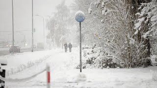 Intensywne opady śniegu do 10 cm – IMGW wydaje ostrzeżenia i alerty pogodowe [upl. by Ahcsim]