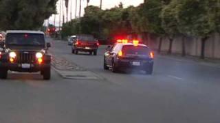 Hayward Police Alameda Sheriff pursuit with a dodge magnum [upl. by Nwahsek]