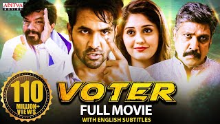 Voter New Hindi Dubbed Full Movie 2021  Latest Hindi Dubbed Movie  Vishnu Manchu  Surabhi [upl. by Hum]