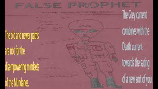 The Satanic Alienism of False Prophet Issue 1 by Tempel ov Blood [upl. by Ullund]