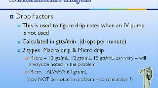 Dimensional Analysis for Beginning Nursing Dosage Calculations [upl. by Noreg]