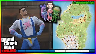 LEMPLACEMENT DES 100 FIGURINES HARDCORE COMIC STORE GTA 5 ONLINE [upl. by Asyral52]