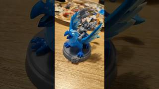 ✨ Painting the Gryphon Rider 3D print inspired by blue design from the Warcraft War Within ✨ [upl. by Eenhat]