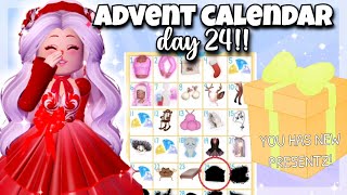 ADVENT CALENDAR DAY 24  Roblox royal high [upl. by Sairahcaz]