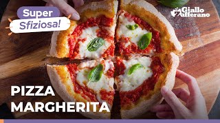 PIZZA MARGHERITA – la ricetta perfetta per prepararla a casa come in pizzeria 🍕💘😍 [upl. by Eiznyl]