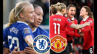 Manchester United vs Chelsea FA Women’s cup Semifinal [upl. by Kemme362]