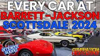 BarrettJackson Scottsdale 2024 FULL WALKTHROUGH of Auction Cars [upl. by Latreese]