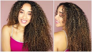 MY BEST CURLY HAIR ROUTINE YET  Shingling Method [upl. by Leod]