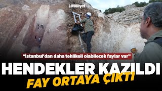 Hendekler kazıldı korkutan fay ortaya çıktı [upl. by Enayr]