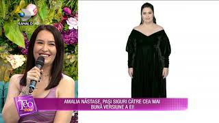 Teo Show 30032021  Amalia Nastase a slabit de la 96 kg la 68 Care e reteta succesului [upl. by Copeland]